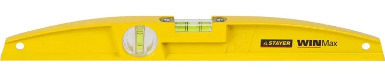 Уровень STAYER "PROFI" WINMax литой усиленный, 2 цельные противоудар ампулы, фрезерован базовая поверхность, 40см 34713-040_z01 купить в Надыме
