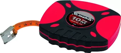 Рулетка геодезическая 30 м х 12,5 мм MATRIX лента ПВХ в закрытом двухкомпонентном корпусе 312195 купить в Надыме