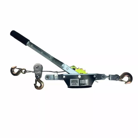 Лебедка рычажная гаражная HITCH CP 2001 2000 кг канат 2.5 м одинарный храповый механизм (SZ073184) купить в Надыме