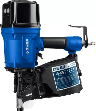 ЗУБР CNW-100, пневматический нейлер для барабанных гвоздей ЗУБР CNW (65-100 мм), Профессионал (31915) купить в Надыме