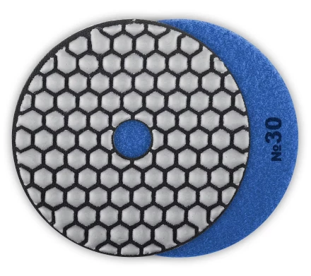 ЗУБР 100 мм, №30, сухое шлифование, алмазный гибкий шлифовальный круг АГШК, Профессионал (29868-030) купить в Надыме