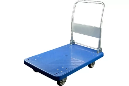 Тележка платформенная пластиковая 250 кг TOR PH250P (800х500) со складной ручкой (резина 125 мм) 1042364 купить в Надыме