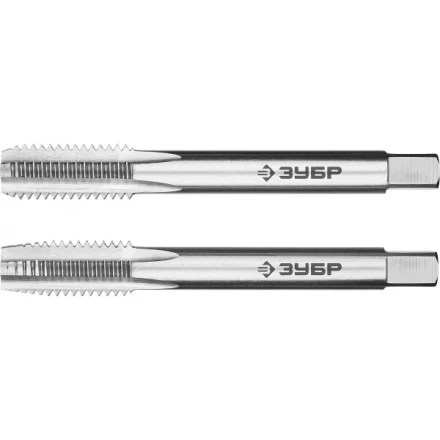Метчики ЗУБР "ЭКСПЕРТ" машинно-ручные, комплектные для нарезания метрической резьбы в сквозных отверстиях, М10х1,5, 2шт 4-28007-10-1.5-H2 купить в Надыме