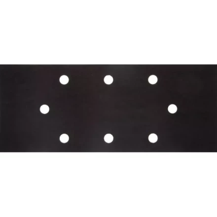 Лист шлиф. универсал. URAGAN "Оптимален для твердых пород дерева" 8 отверстий по линии, для ПШМ, P320, 93х230мм, 50шт 907-22102-320-50 купить в Надыме