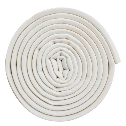 Уплотнитель резиновый, 12 м, профиль "D", белый Сибртех 88909 купить в Надыме