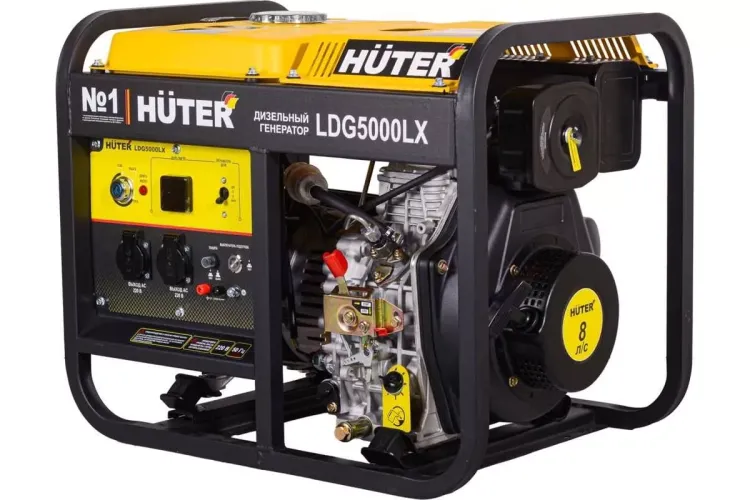 Электрогенератор дизельный LDG 5000LX Huter 64/2/7 купить в Надыме