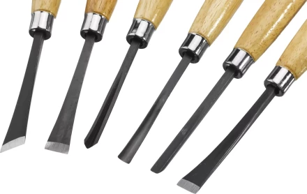 Набор STAYER: Резцы фигурные, с деревянной ручкой, 6шт 1832-H6 купить в Надыме