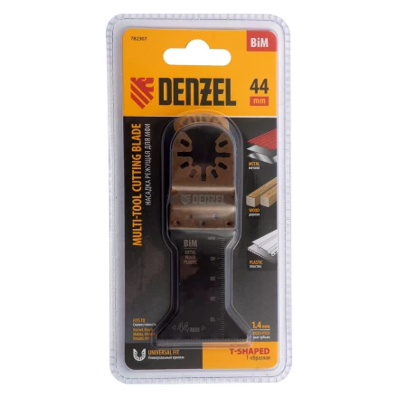 Насадка для МФИ режущая Т-образная, BiM, по металлу, дереву, пластику, 44 x 1.4 мм, мелкий зуб Denzel 782307 купить в Надыме