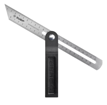 Малка-угломер ЗУБР "МАСТЕР" пластиковый корпус, полотно с гравированной шкалой 3428_z01 купить в Надыме