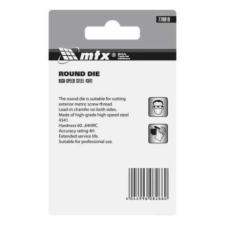 Плашка Matrix М10 х 1.25 мм, Р6М5, 770919 купить в Надыме