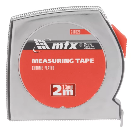 Рулетка Matrix Chrom, 2 м x 13 мм, хромированный корпус, 310329 купить в Надыме