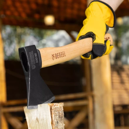 Топор, 600 г Denzel, кованый, буковое топорище 21631 купить в Надыме