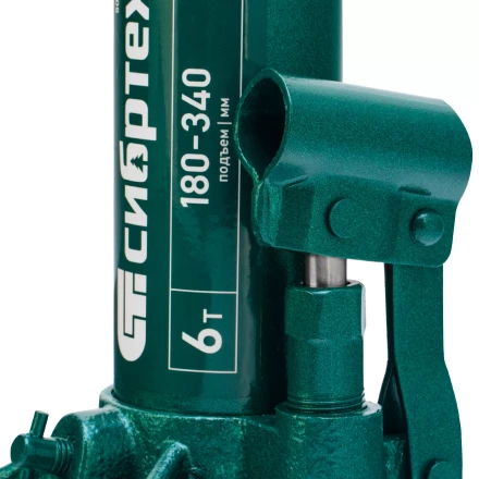 Домкрат гидравлический бутылочный Сибртех 50804, 6 т, 180-340 мм купить в Надыме