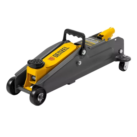 Домкрат гидравлический подкатной Denzel 51231, 2 т, 135-385 мм, в пласт. кейсе купить в Надыме