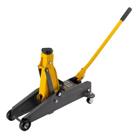 Домкрат гидравлический подкатной Denzel 51231, 2 т, 135-385 мм, в пласт. кейсе купить в Надыме