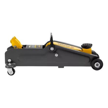 Домкрат гидравлический подкатной Denzel 51231, 2 т, 135-385 мм, в пласт. кейсе купить в Надыме