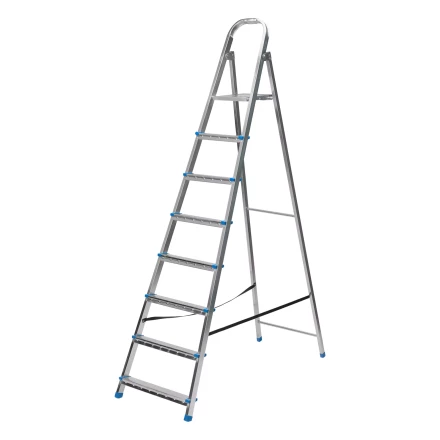 Стремянка, 8 ступеней Сибртех 97840, стальная, оцинкованная купить в Надыме