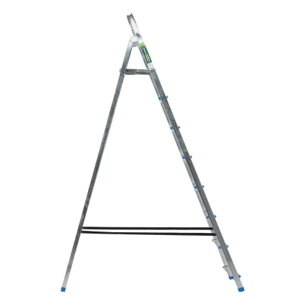 Стремянка, 8 ступеней Сибртех 97840, стальная, оцинкованная купить в Надыме