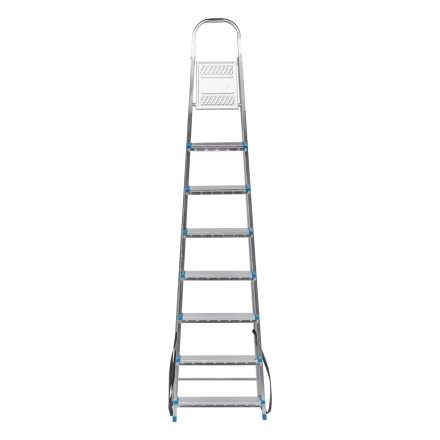 Стремянка, 8 ступеней Сибртех 97840, стальная, оцинкованная купить в Надыме