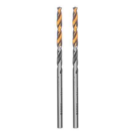 Сверло спиральное по металлу 3,2 x 65мм, Р6М5, Golden Tip, многогранная заточка, 2шт. Denzel 718269 купить в Надыме