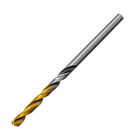 Сверло спиральное по металлу 3,2 x 65мм, Р6М5, Golden Tip, многогранная заточка, 2шт. Denzel 718269 купить в Надыме