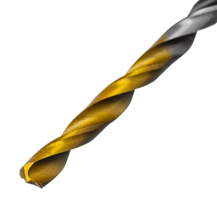 Сверло спиральное по металлу 3,2 x 65мм, Р6М5, Golden Tip, многогранная заточка, 2шт. Denzel 718269 купить в Надыме