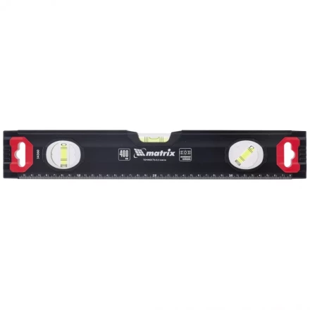 Уровень алюминиевый усиленный 400 мм MATRIX артикул 34360 купить в Надыме