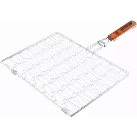 Решетка гриль 350х280 мм универсальная, эластичное плетение, хромированная PALISAD Camping 69551 купить в Надыме