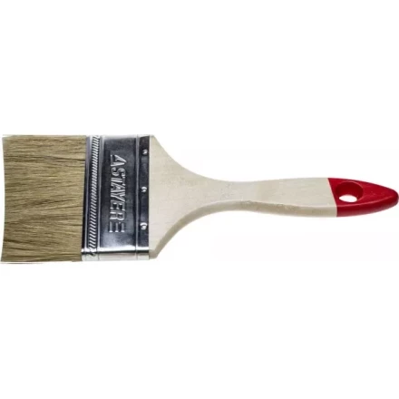 Кисть плоская STAYER "UNIVERSAL-STANDARD", светлая натуральная щетина, деревянная ручка, 75мм 0101-075 купить в Надыме