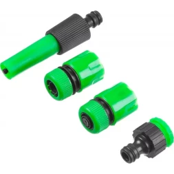 Набор поливочный РОСТОК: Наконечник, 2 соединителя 1/2", адаптер внешний 427262