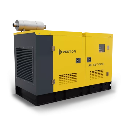 Дизельный генератор Vektor AD-100Y-T400 в шумозащитном кожухе купить в Надыме