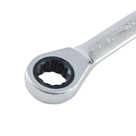 Ключ накидной трещоточный, 12 х 14мм, CrV, зеркальный хром Matrix 14499 купить в Надыме