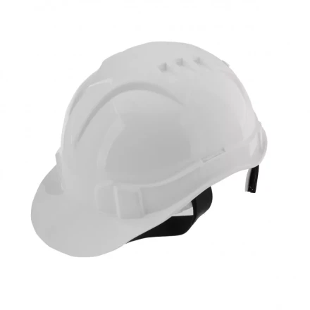 Каска защитная с храповым механизмом Европласт белая Россия Сибртех 89109 купить в Надыме