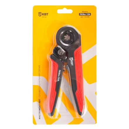 Пресс-клещи КВТ ПКВш-10А для опрессовки втулочных наконечников до 10 мм (101398) купить в Надыме