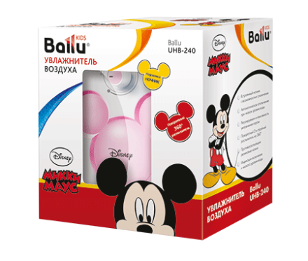 Увлажнитель ультразвуковой  BALLU UHB-240 pink/розовый Disney купить в Надыме