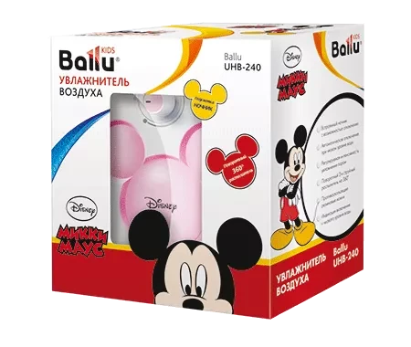 Увлажнитель ультразвуковой  BALLU UHB-240 pink/розовый Disney купить в Надыме
