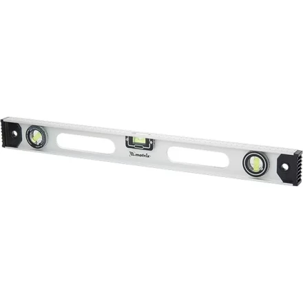 Уровень алюминиевый Рельс 2000 мм 3 глазка 1 поворотный  MATRIX 34041 купить в Надыме