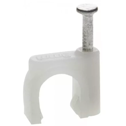 ЗУБР "МАСТЕР". Скоба-держатель для круглого кабеля, с оцинкованным гвоздем, 7 мм, 50 шт 45111-07 купить в Надыме