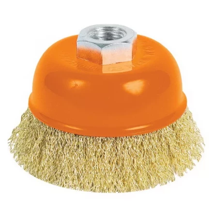 Щетка чашечная для шлифмашин 100мм M14 BS Кратон 1 11 02 005 купить в Надыме