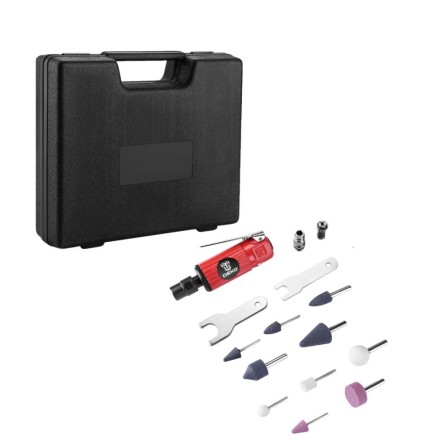 Шлифмашина ПШМ пневматическая DEKO DKPT02 SET 3, 018-1102, в чемодане с набором 15 предметов купить в Надыме