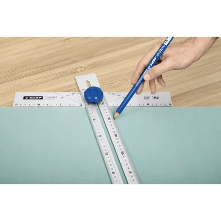 ЗУБР Т-угольник алюминиевый с подвижной направляющей, Профессионал (34389) купить в Надыме