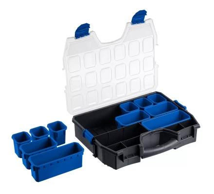 ЗУБР АМУР-11, 462 х 365 х 92 мм, Пластиковый органайзер со съемными лотками (38042-11) купить в Надыме