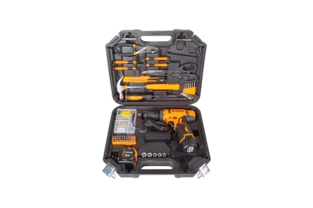 Дрель-шуруповерт Вихрь ДА-12Л-2КН с набором инструментов 72/14/35 купить в Надыме