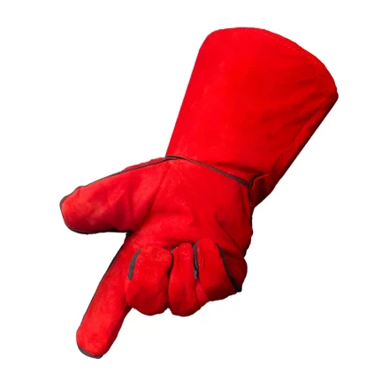 Краги спилковые красные Foxweld купить в Надыме