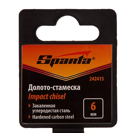 Долото-стамеска 6 мм, деревянная рукоятка// Sparta 242415 купить в Надыме