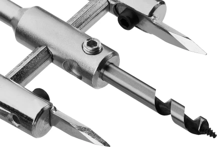 Сверло ЗУБР "МАСТЕР" регулируемое по дереву, двухрезцовое "Балеринка", d=40-200мм, 1-30мм, в блистере 29440-200 купить в Надыме