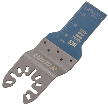 Насадка для МФИ режущая пазовая прямая, HCS, по дереву, 20 х 1.4 мм, мелкий зуб Denzel 782309 купить в Надыме