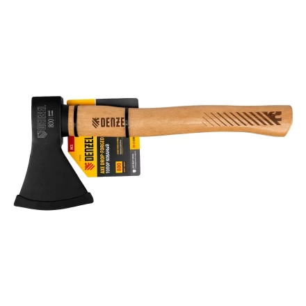 Топор, 800 г Denzel 21633, кованый, буковое топорище купить в Надыме
