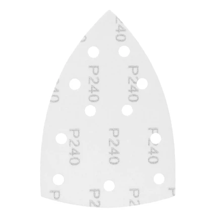 Треугольник абразивный на ворc. подложке под "липучку", перф., P 240, 150х150х100 мм, 5 шт. Denzel 738667 купить в Надыме