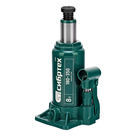 Домкрат гидравлический бутылочный Сибртех 50805, 8 т, 180-350 мм купить в Надыме